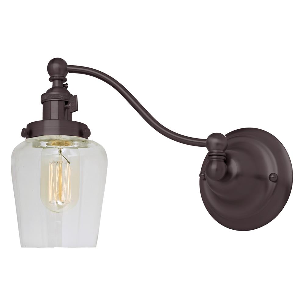 JVI Designs 1253-08 S9 Soho One Light Half Swing Liberty Wall Sconce  in Oil Rubbed Bronze